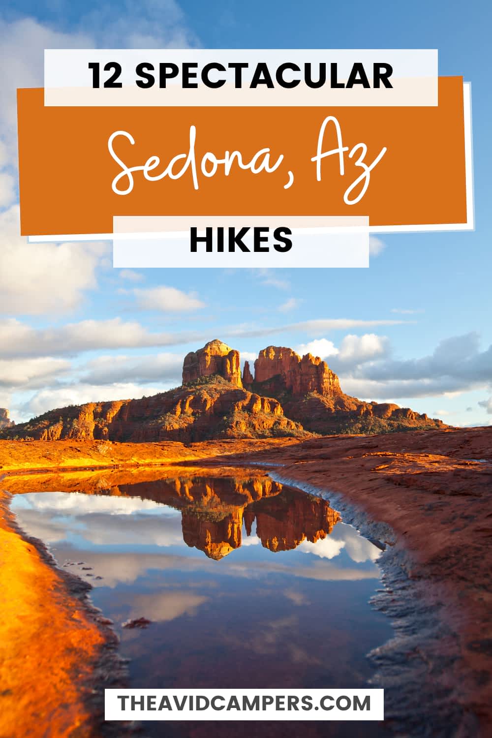 The best hikes in Sedona, Arizona: a complete guide to 12 red rock trails with real mileage, elevation gain and difficulty for every one. Covers the free shuttle rules and which trailhead parking lots now close to cars, what the Red Rock Pass actually costs, which trails are still shut after the wildfire, and the best time of year to go. Everything from a 1-mile scramble to a 2,100-foot climb, plus where to stay. Save this for your Sedona hiking trip.
