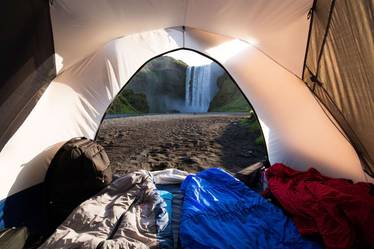 Tent Sleep Setup