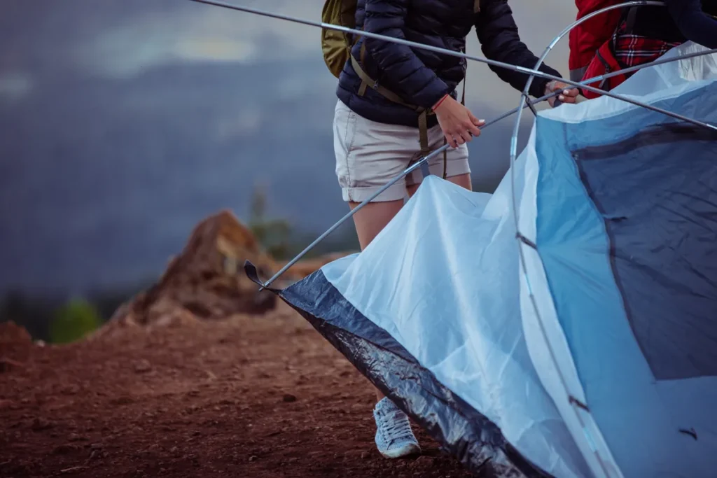 Pitching a Tent