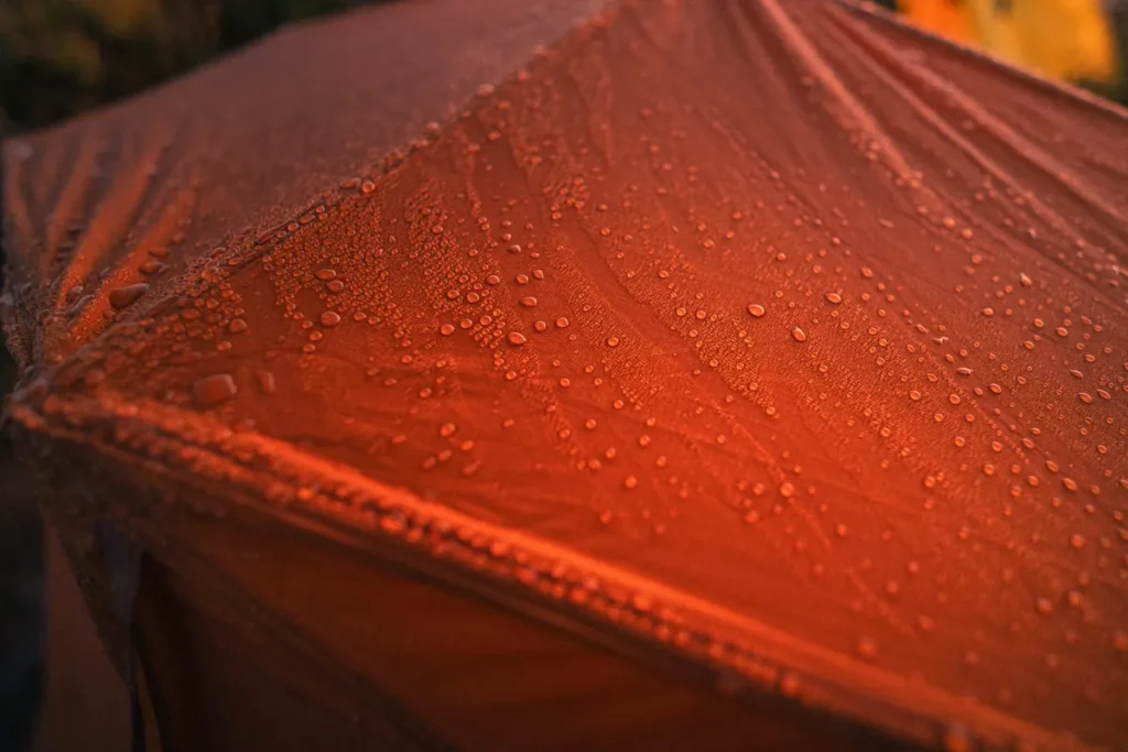 Wet Tent Fabric