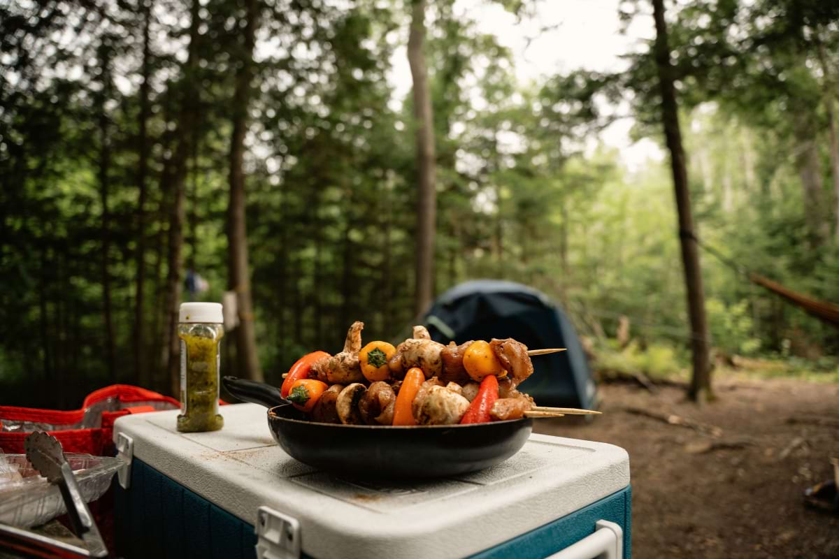Camping food and cooler hacks
