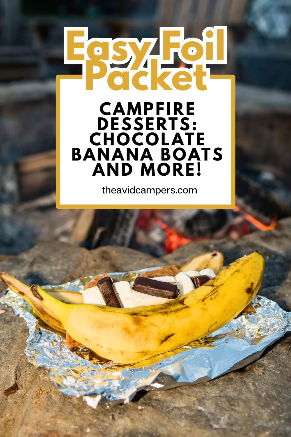 Easy Foil Packet Campfire Desserts!