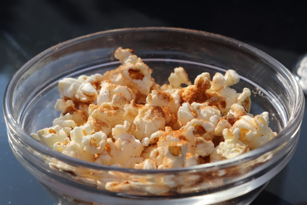 Seasoned Paprika Popcorn