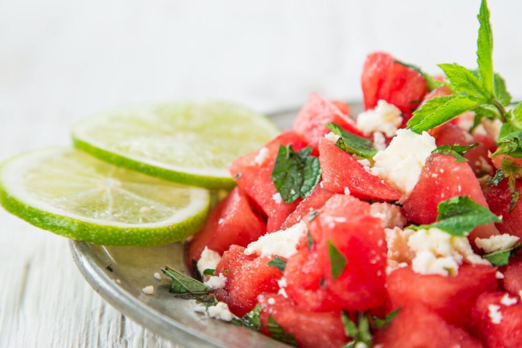 Watermelon Feta Cups